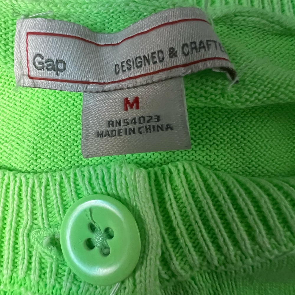 Gap women green sweater - Picture 9 of 10